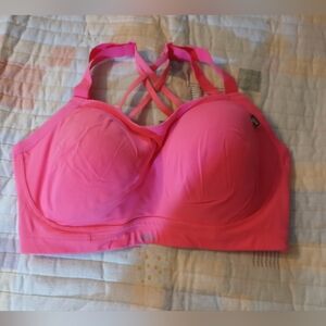 Victoria's Secret Hot Pink Crisscross Strappy Sports Bra